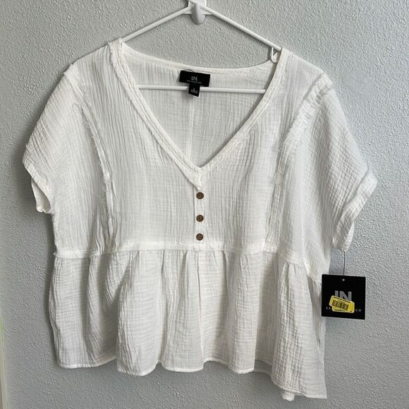 ❤️Short Sleeve Babydoll Top NWT - Picture 2 of 6